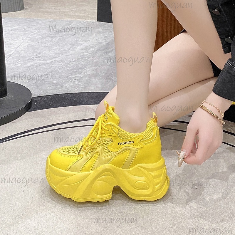 Wedge Espadrille Women - Женские дышащие кроссовки на массивной платформе