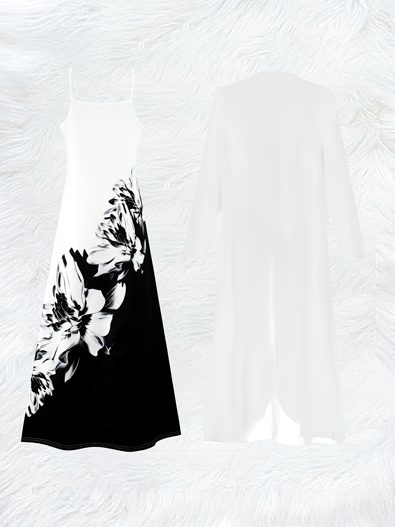 Повседневный комплект: черно-б – обзор и цена Midi Skirt Floral