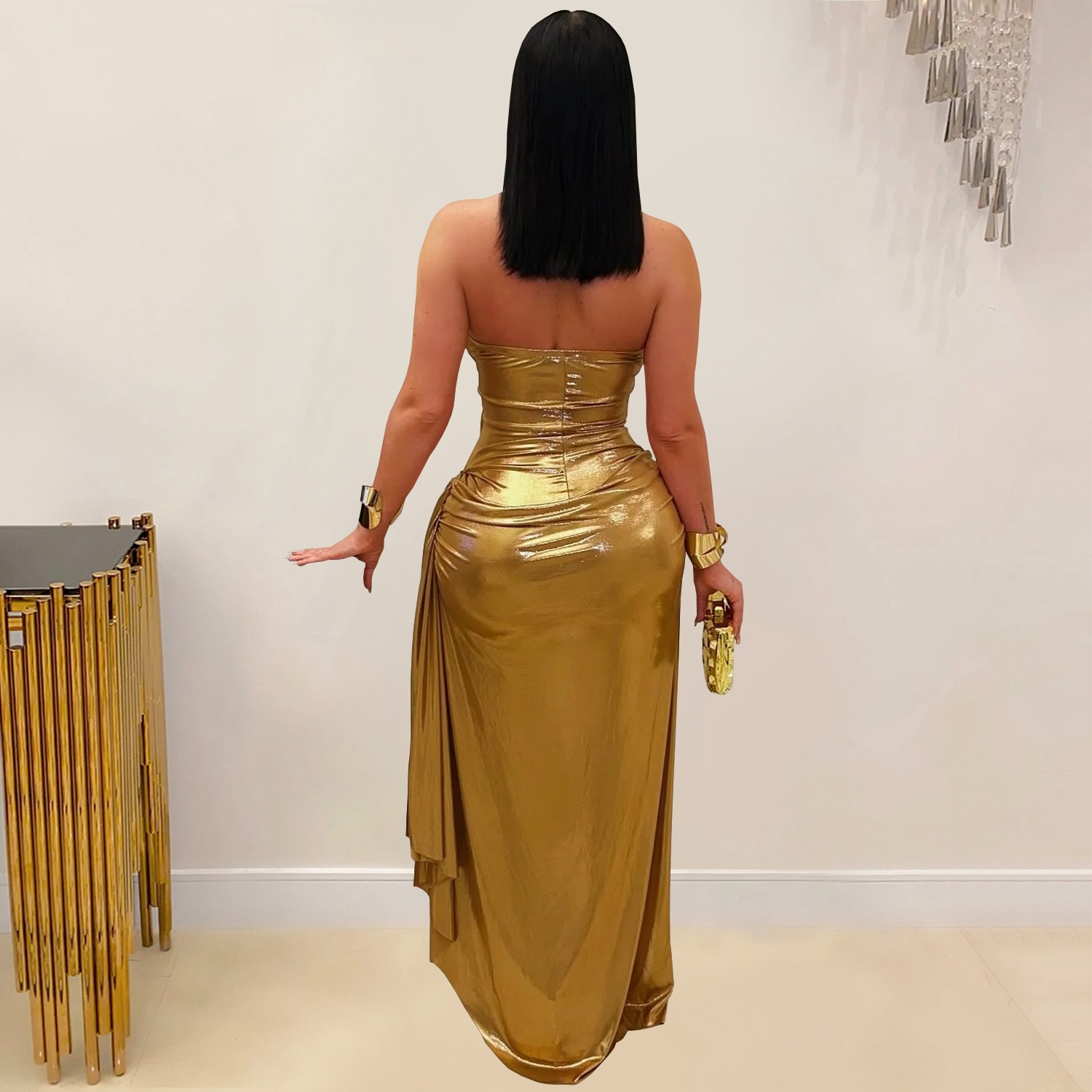 Вечернее платье для гостей на  – обзор и цена Maxi Dress Halter